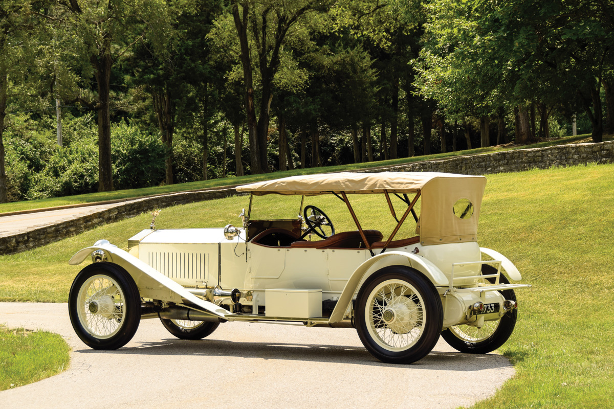 1913 Rolls-Royce 40/50 HP Silver Ghost Sports Tourer by Barker offered at RM Sotheby’s Hershey live auction 2019 
